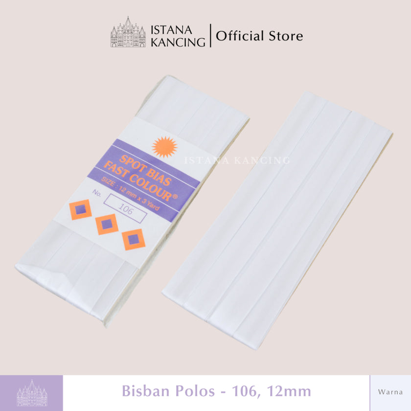 Bisban Polos Bahan Satin