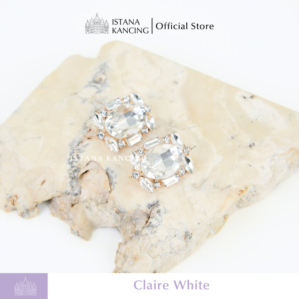 Claire Rhinestone Button