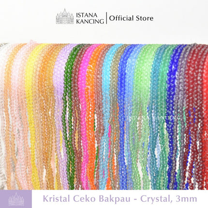 Kristal Ceko Bapau 3mm