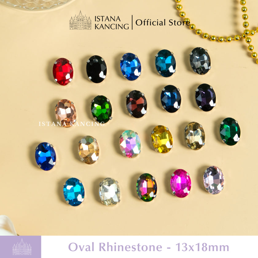 Oval Crystal Claw Setting 8x10mm