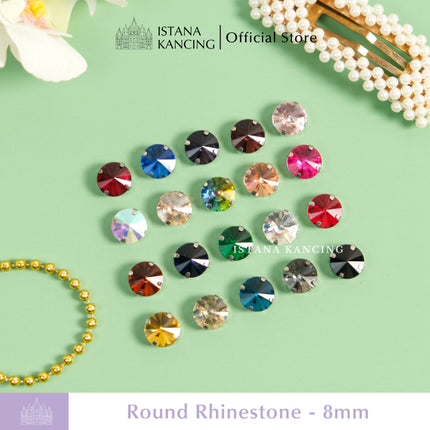 Round Crystal Claw Setting 8mm