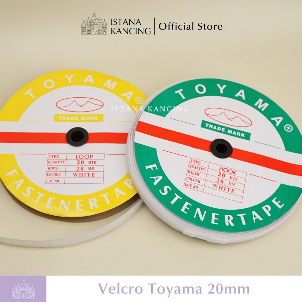 Velcro Strap Perekat Hitam Putih