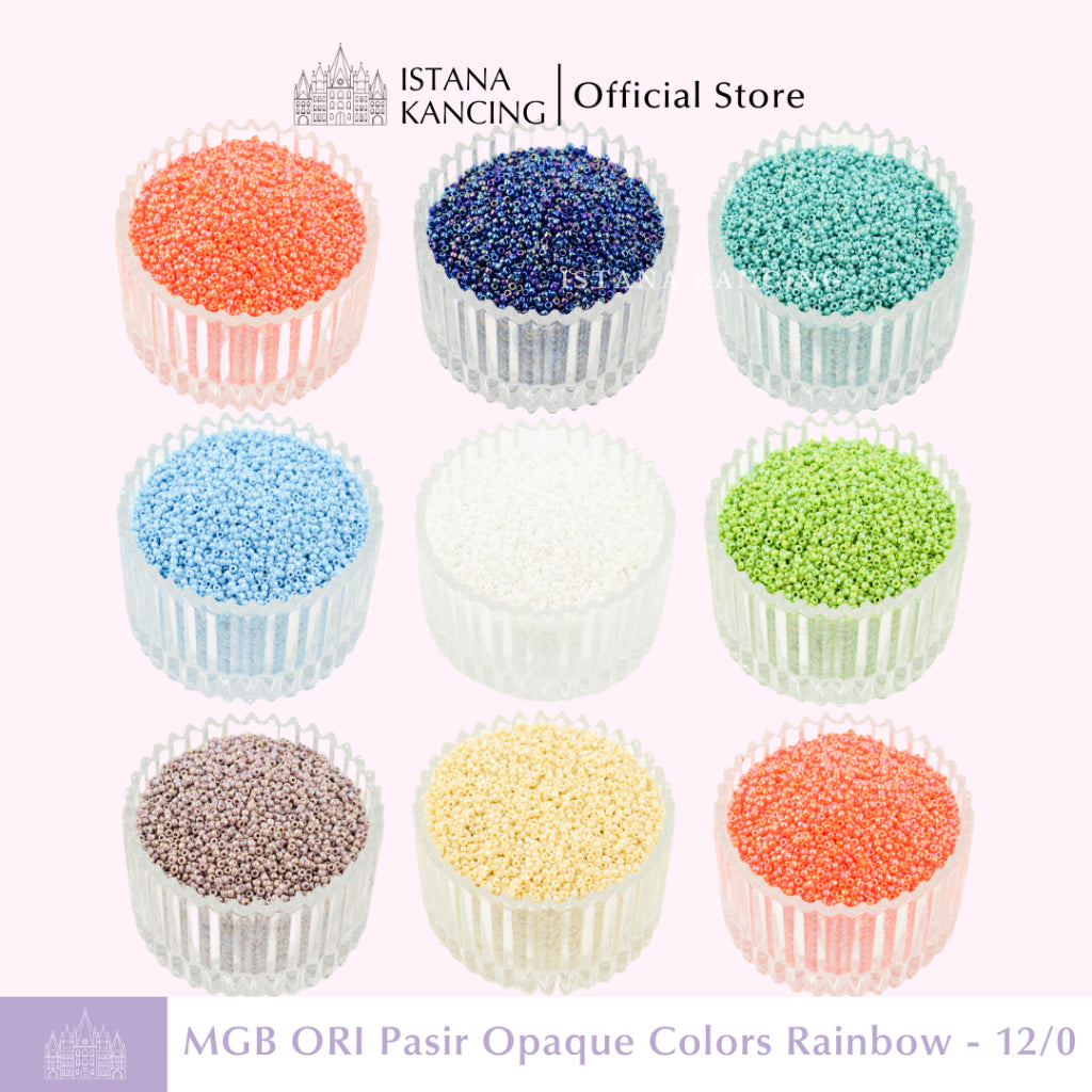 MGB Japan Beads 12/0 Opaque Colors Rainbow