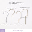 Hanger Baju Velvet