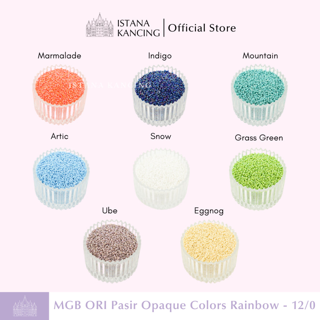 MGB Japan Beads 12/0 Opaque Colors Rainbow