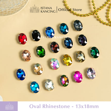 Oval Crystal Claw Setting 8x10mm