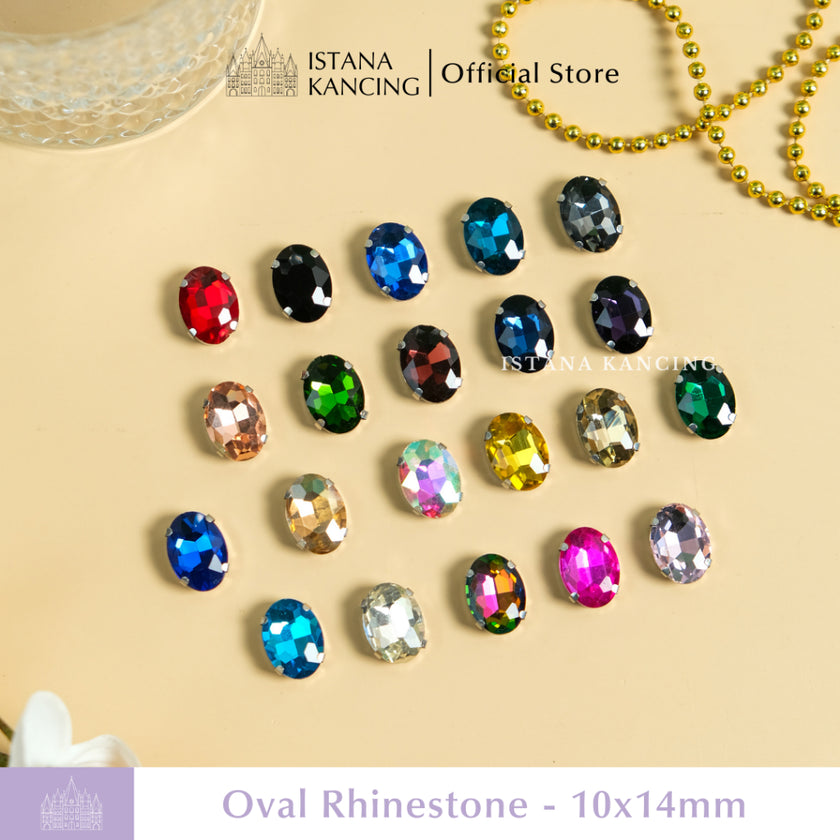 Oval Crystal Claw Setting 10x14mm