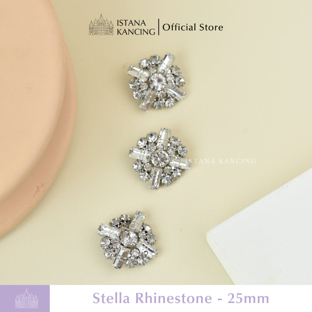 Stella Rhinestone Button