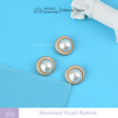 Mermaid Pearl Button