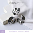 Kancing Jamur Shell Button | Aksesoris Kancing Unik Besar 36mm Premium Blazer Blouse Button| Istana Kancing.id