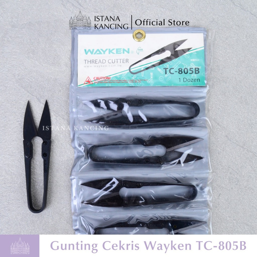 Gunting Cekris Wayken Hitam TC-805B