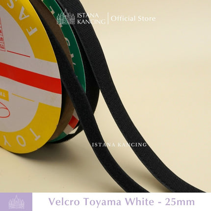 Velcro Strap Perekat Hitam Putih