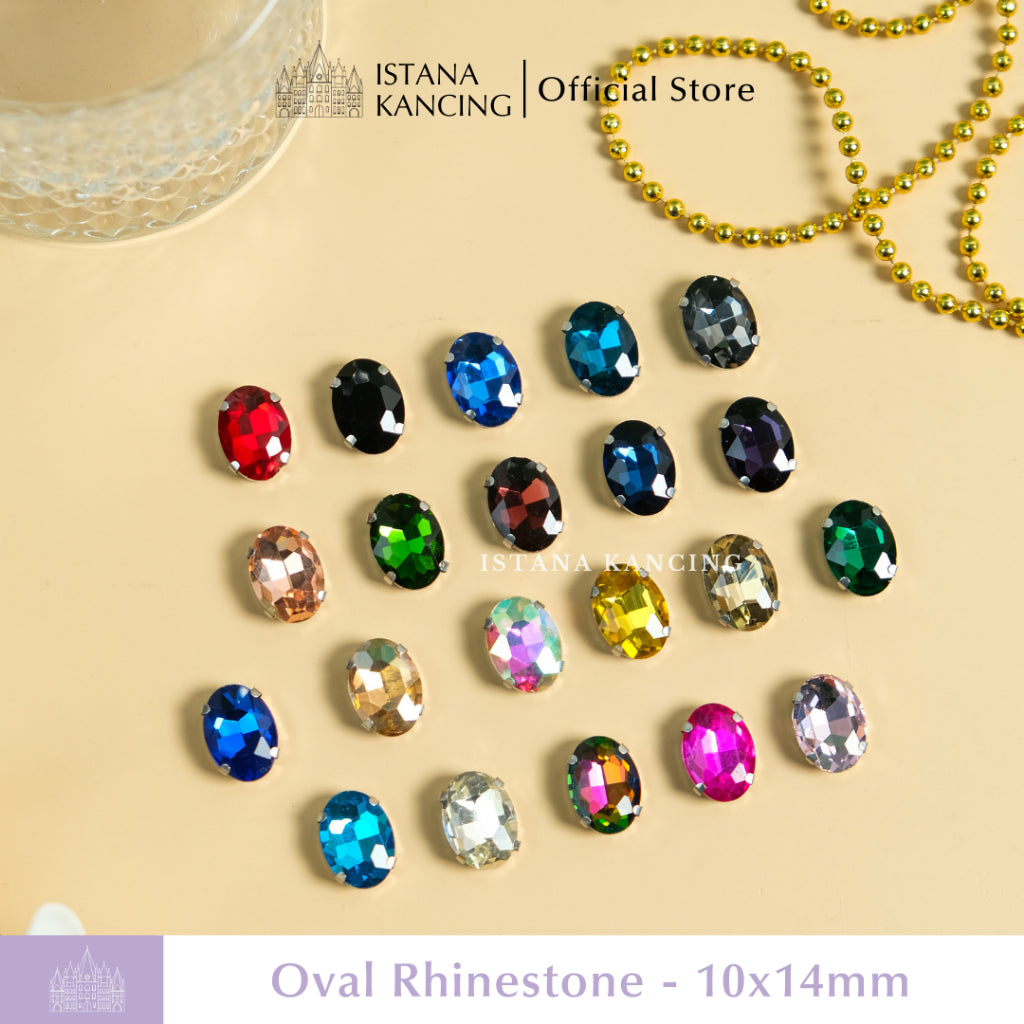Oval Crystal Claw Setting 10x14mm