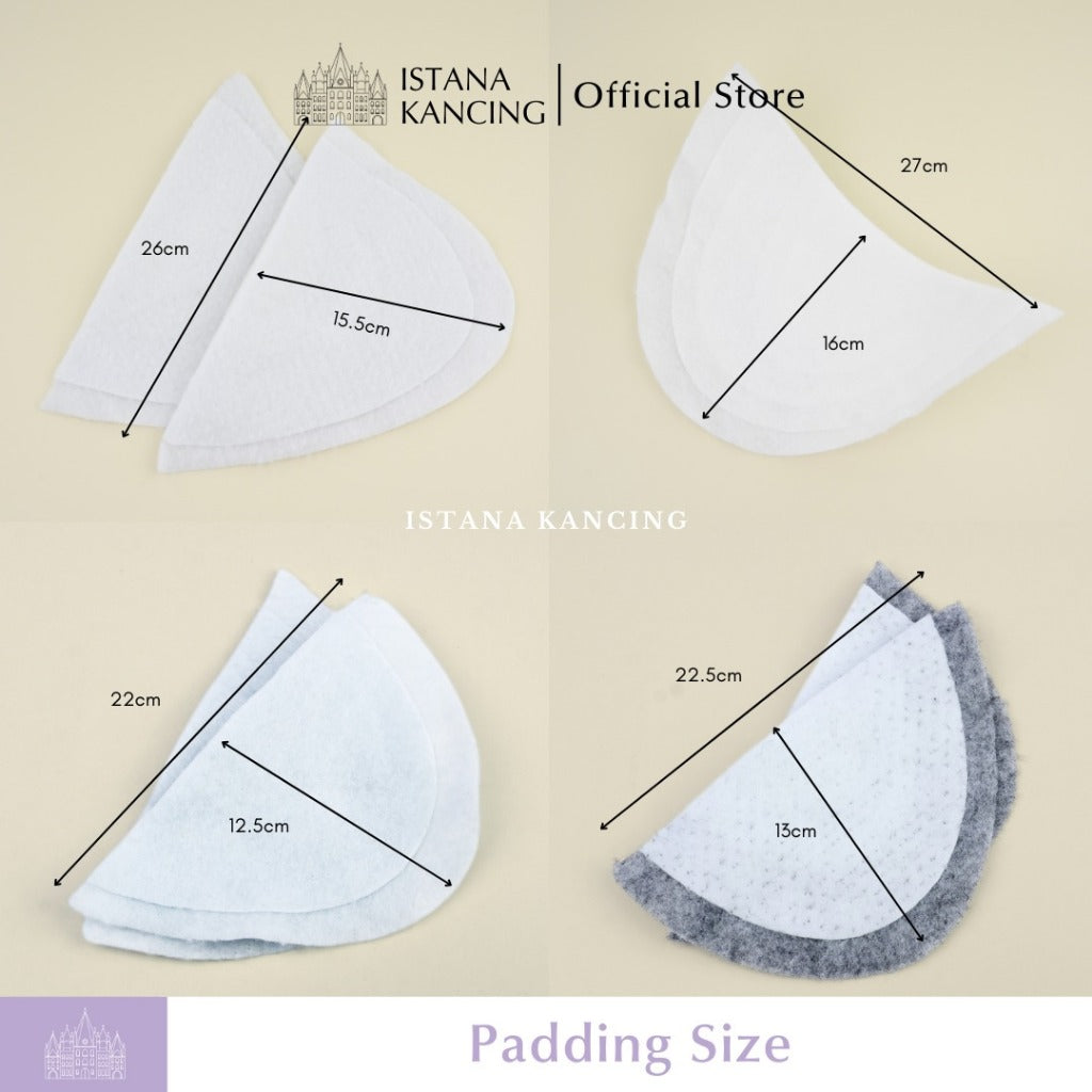 Shoulder Pads AB White &  AB Gray