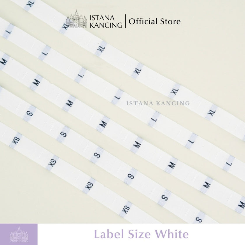 Label Size Pakaian