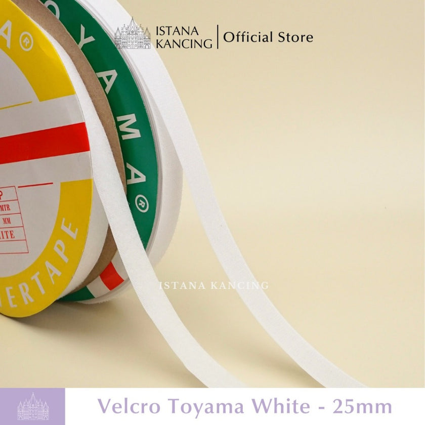 Velcro Strap Perekat Hitam Putih