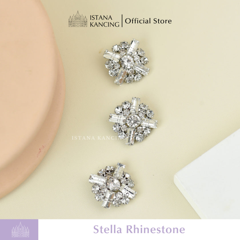 Stella Rhinestone Button
