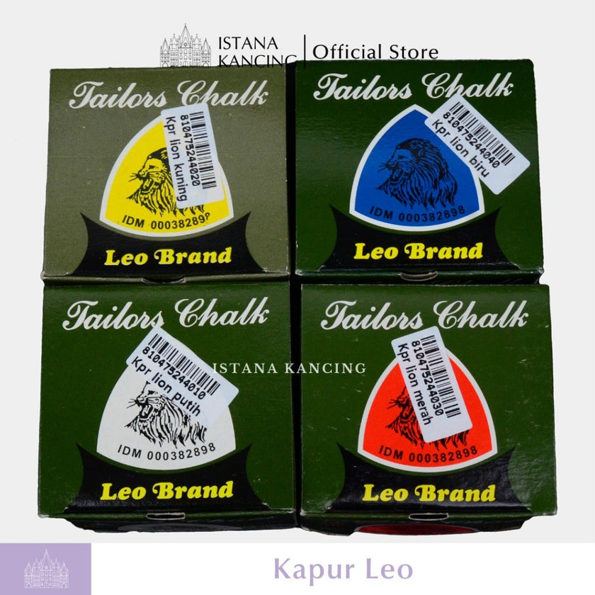 Kapur Leo Segitiga Penanda Bahan