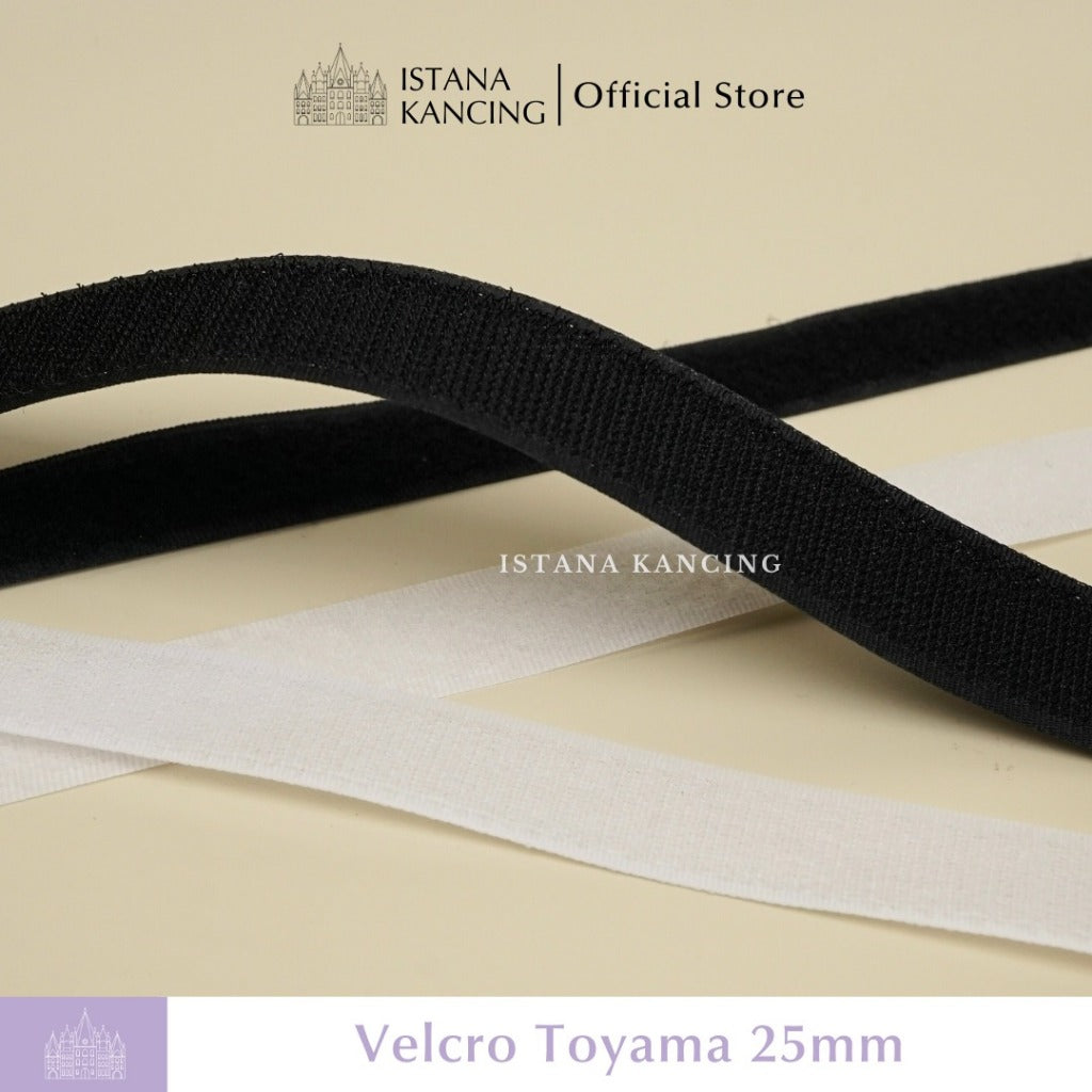 Velcro Strap Perekat Hitam Putih