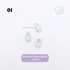 Navette Pastel Rhinestone