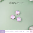 Round Pastel Crystal Claw Setting 12mm