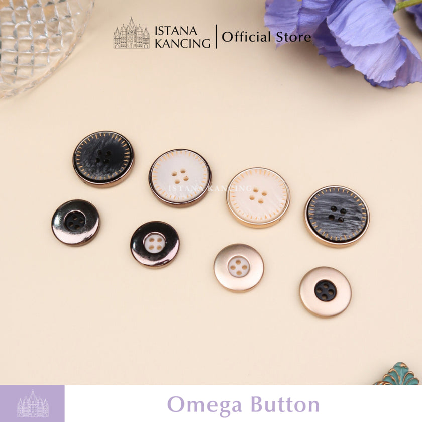 Tombol Omega 4 Lubang