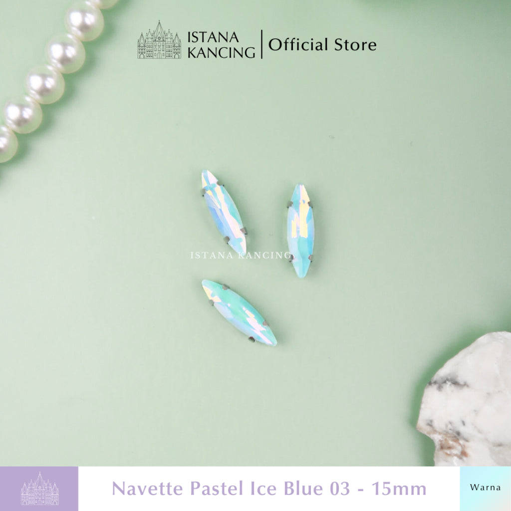 Navette Pastel Rhinestone