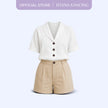 Kancing Jamur Cacha  Button | Aksesoris Kancing Blazer Dress Bentuk Bulat Warna-Warni Unik Premium Fancy Button | Istana Kancing