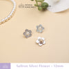 Saffron Flower Button