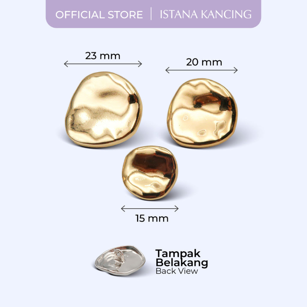 Kancing Jamur Althea Button | Aksesoris Kancing Blazer Dress Unik Premium Fancy Button | Istana Kancing