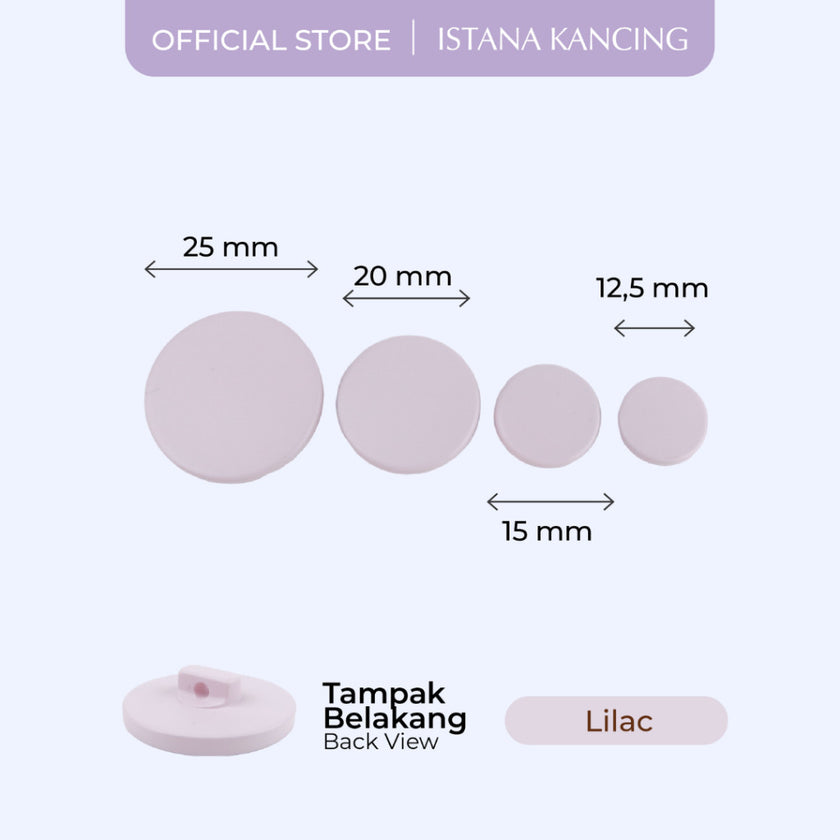 Kancing Jamur Cacha  Button | Aksesoris Kancing Blazer Dress Bentuk Bulat Warna-Warni Unik Premium Fancy Button | Istana Kancing