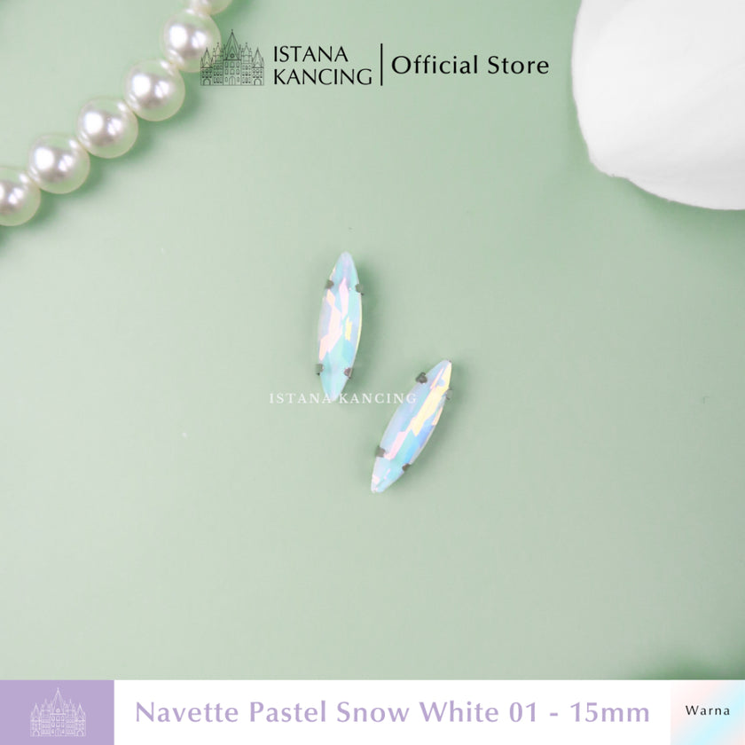 Navette Pastel Rhinestone