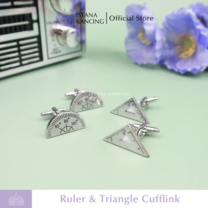 Cufflink Ruler & Triangle