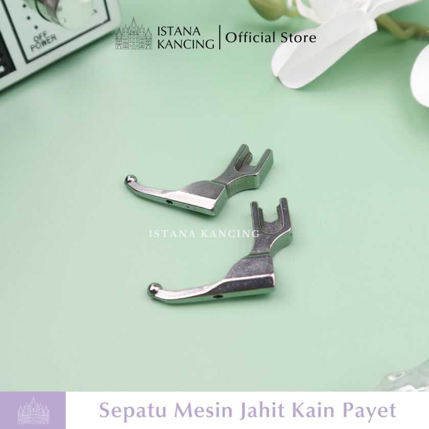 Sepatu Jahit Kain Payet