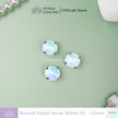 Round Pastel Crystal Claw Setting 12mm