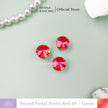 Round Pastel Crystal Claw Setting 12mm