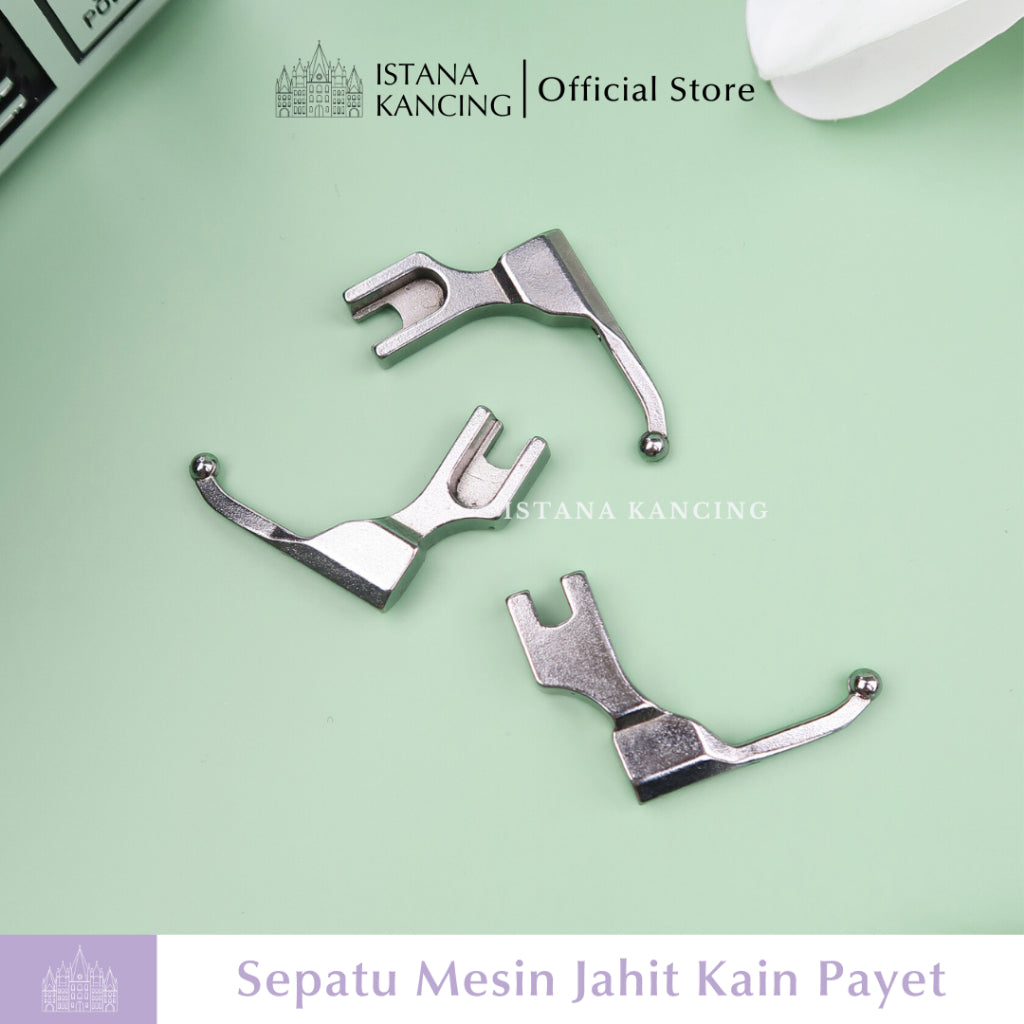 Sepatu Jahit Kain Payet