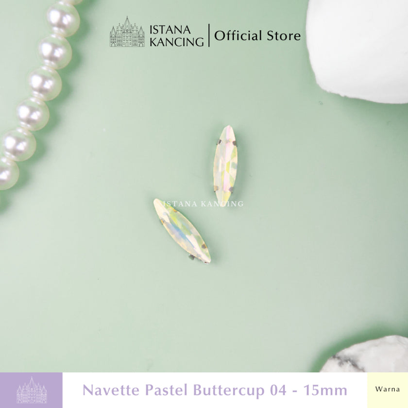 Navette Pastel Rhinestone