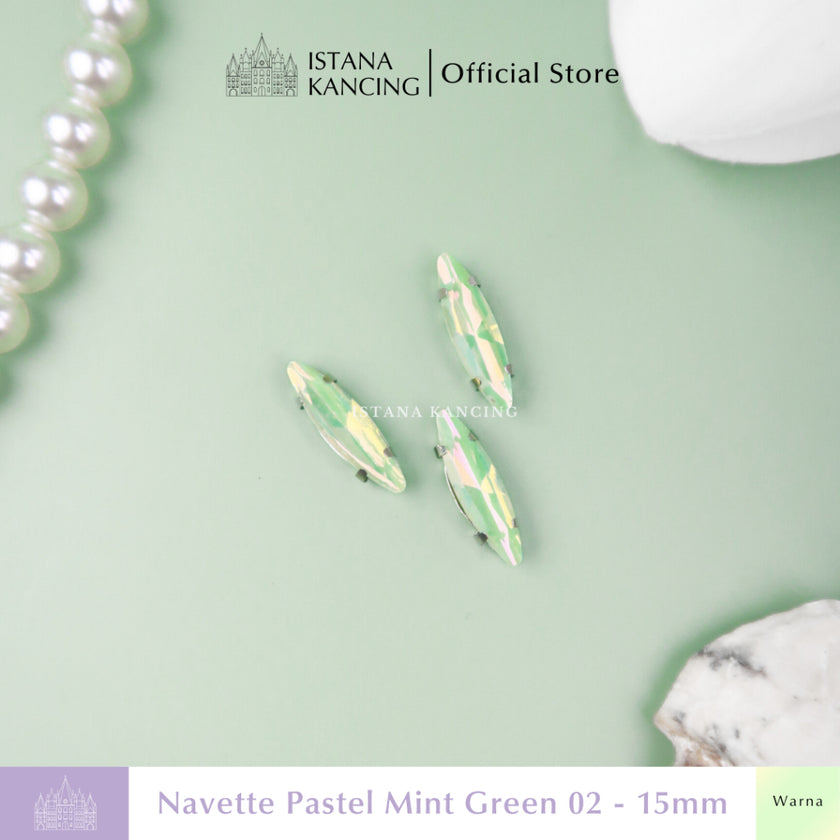 Navette Pastel Rhinestone