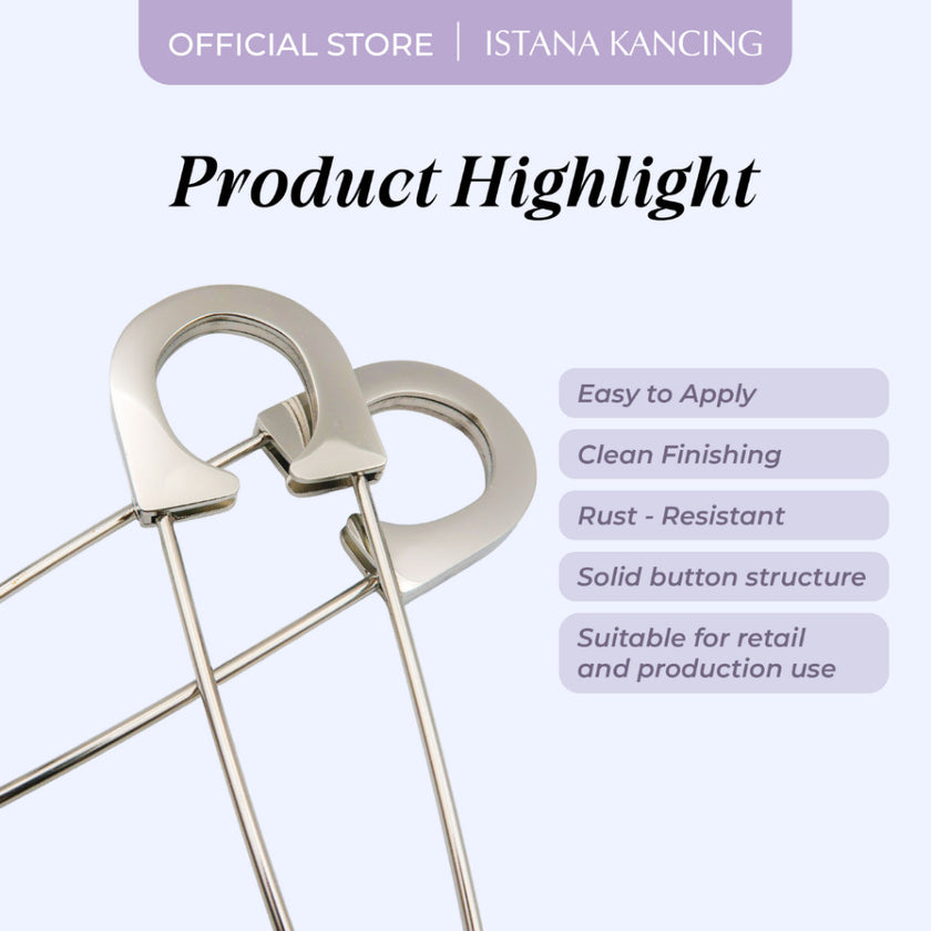 Brooch Spilla | Aksesoris Pin Peniti Baju Hijab Mewah Unik Premium Pin | Istana Kancing