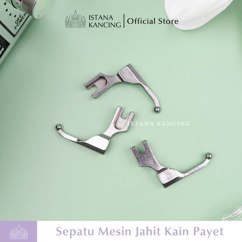 Sepatu Jahit Kain Payet