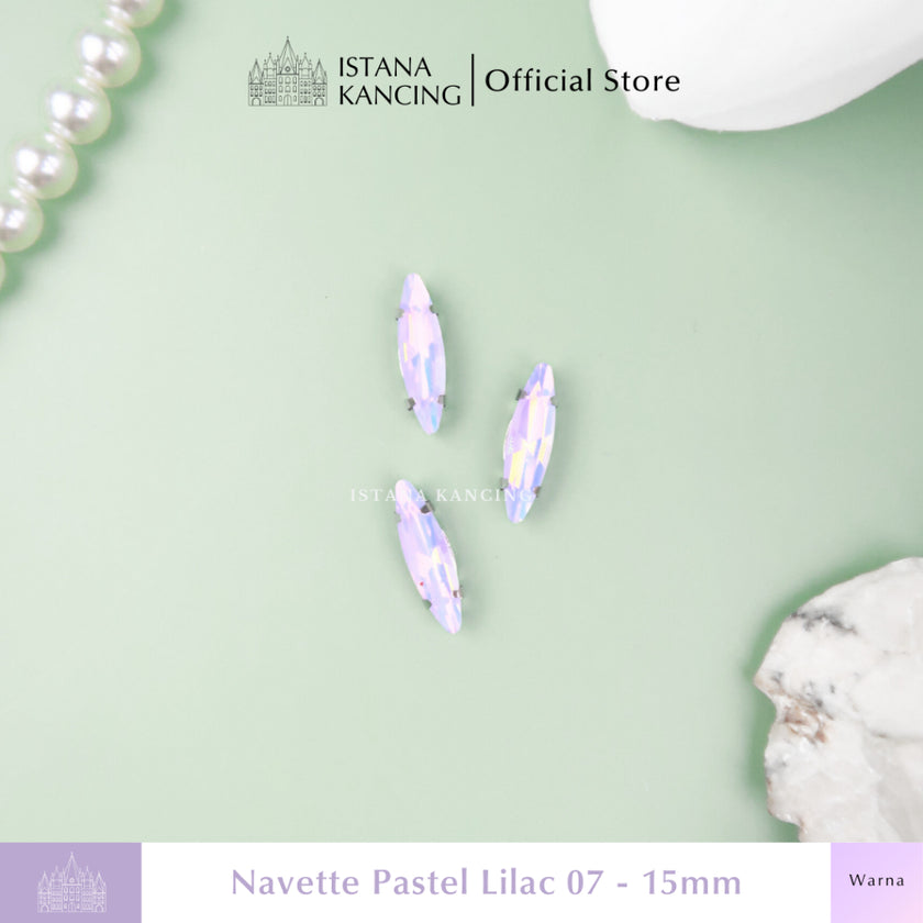 Navette Pastel Rhinestone