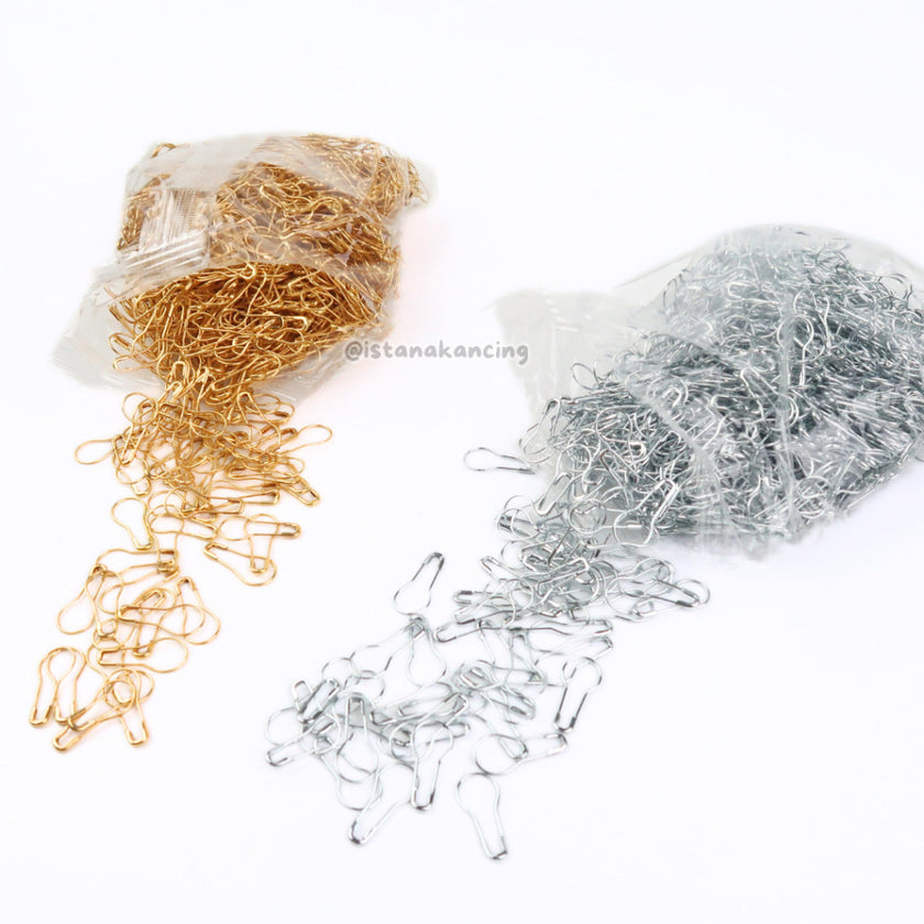 Peniti Bohlam Peniti Labu | Peniti 1 BOX  Silver Gold Premium Peniti | Istana Kancing
