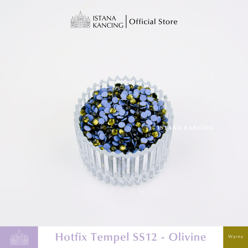 Payet Tempel Mute Gosok Hotfix Rhinestone SS12