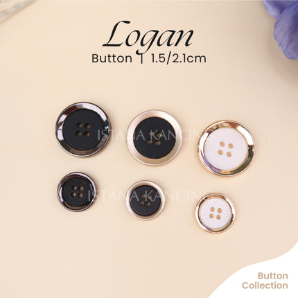 Logan Button 4 Holes | SATUAN