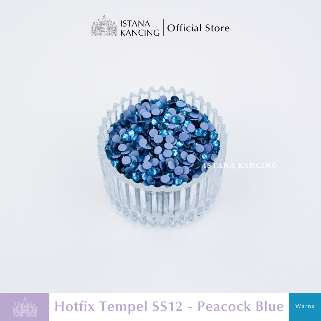 Payet Tempel Mute Gosok Hotfix Rhinestone SS12