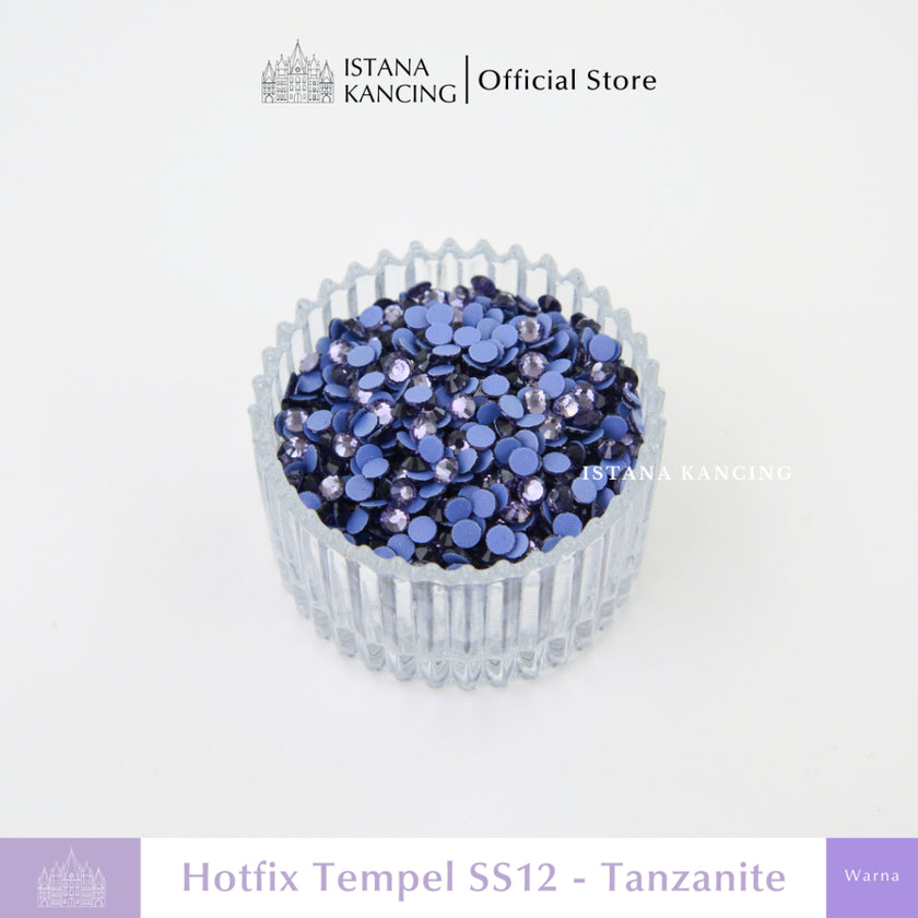 Payet Tempel Mute Gosok Hotfix Rhinestone SS12