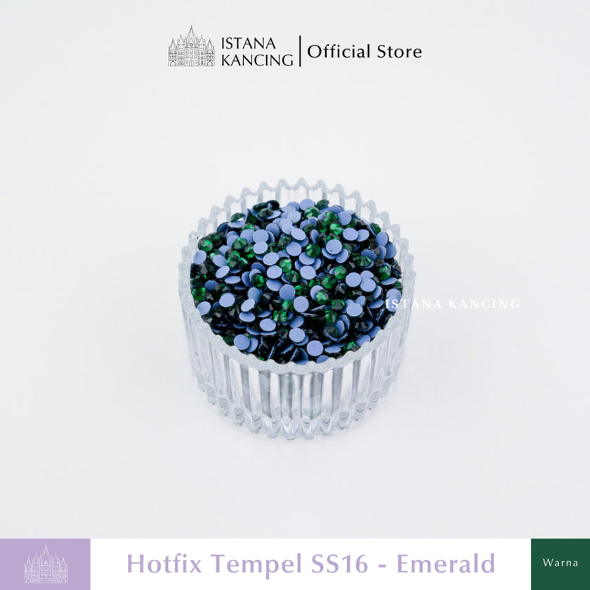 Payet Tempel Mute Gosok Hotfix Rhinestone SS16