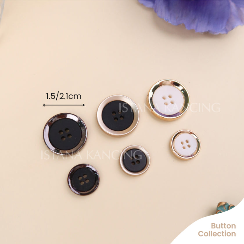 Logan Button 4 Holes | LUSINAN