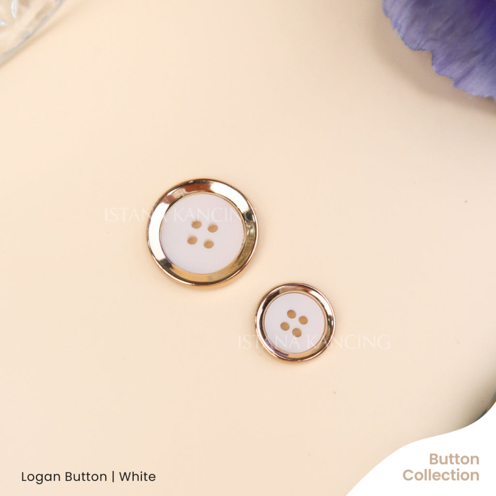 Logan Button 4 Holes | LUSINAN